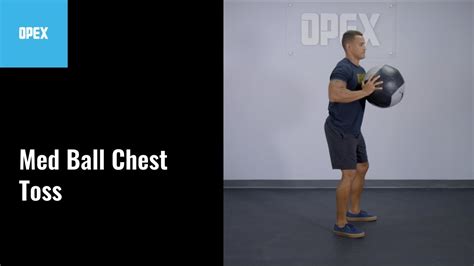 Med Ball Chest Toss Opex Exercise Library Youtube