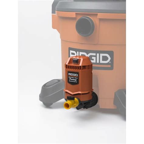 Ridgid Pump For Wet Dry Vacuum Cleaner Drain Water Removal Attachment Shop Vac Vacuum Parts