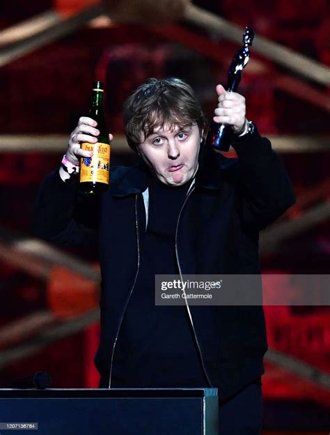 Lewis Capaldi Accepts The Song Of The Year Award During The Brit