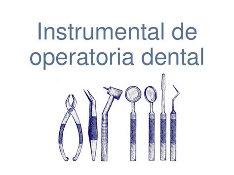 Instrumental De Operatoria Dental