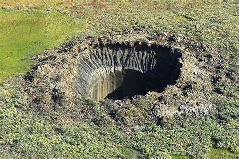 Giant Craters Open Up Across Siberias End Of The Earth Peninsula