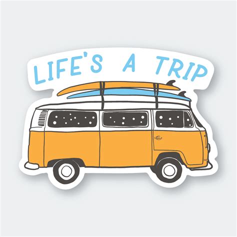 Lifes A Trip Sticker Pike St Press