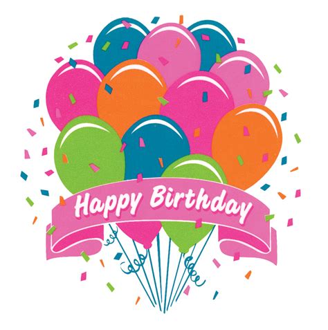 Bright Birthday Balloons Edible Image® Decopac