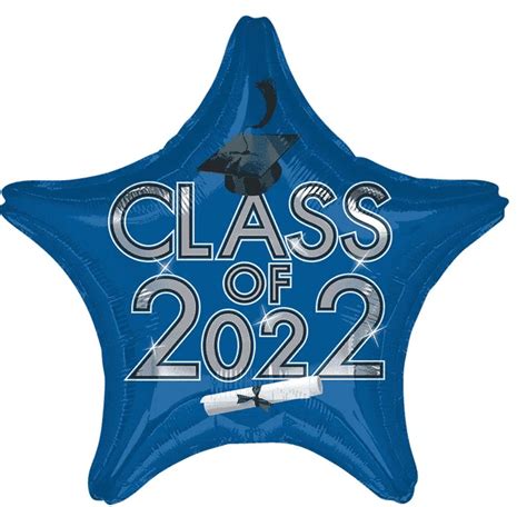 Class Of 2022 Blue Party Balloons By Q