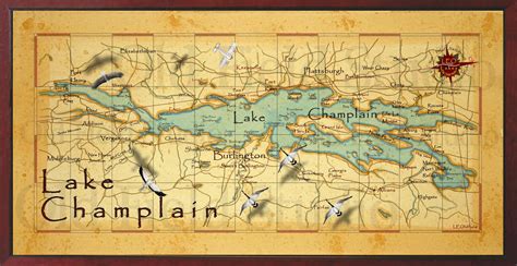 Lake Champlain River Map