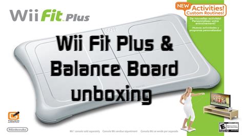 Wii Fit Plus And Balance Board Unboxing Youtube