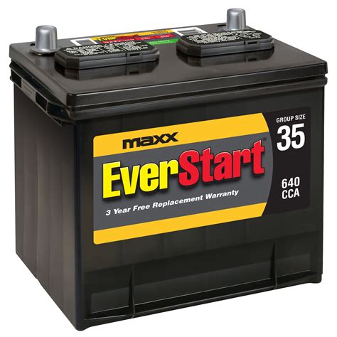 Everstart Maxx Lead Acid Automotive Battery Group Size 35n 12 Volt