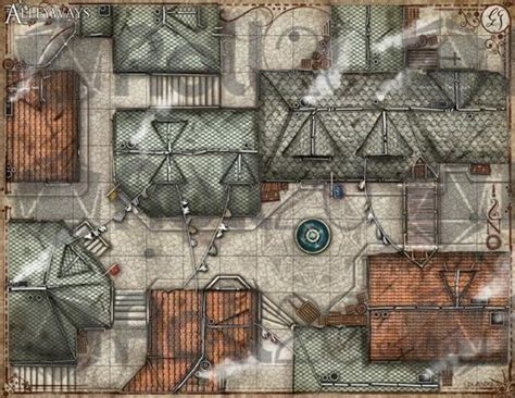 Roll20 Dd Town Square Map