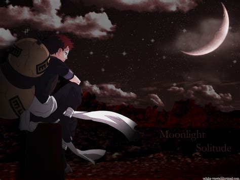Naruto Wallpaper Moonlight Solitude Minitokyo