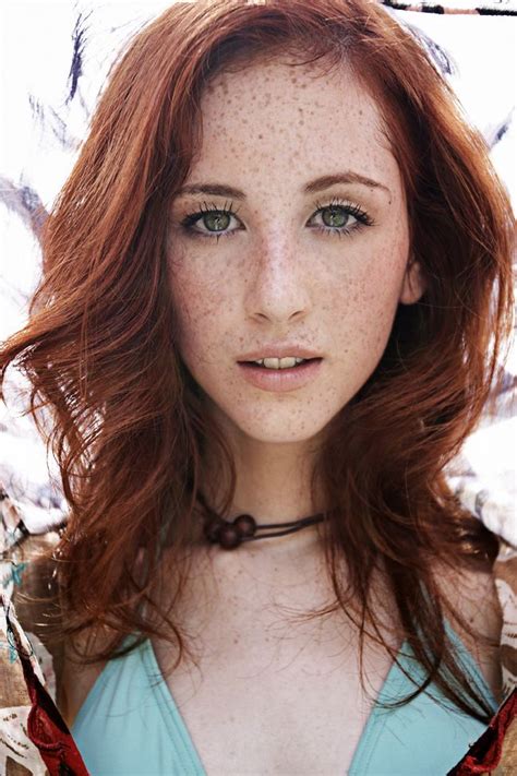 Red Hair Green Eyes Freckles Ginger Cherry Chicas Pelirrojas