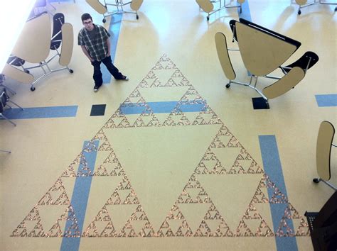 Students Make The Worlds Largest Sierpinski Triangle As Far As They