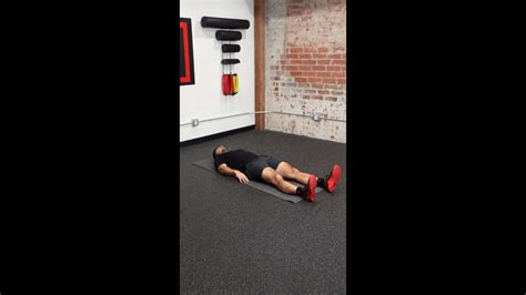 Supine Glute Squeeze P Rehab