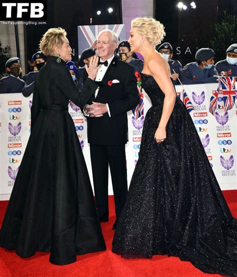Hannah Waddingham Shows Off Her Sexy Tits At The Pride Of Britain