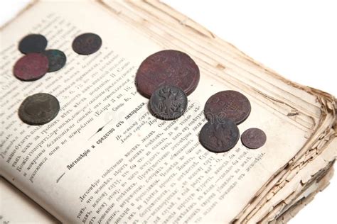 Old Book And Coins Stock Image Image Of Brass Buying 13185335