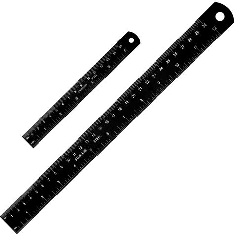 Buy Stainless Steel Ruler And Metal Rule Kit With Conversion Table 12