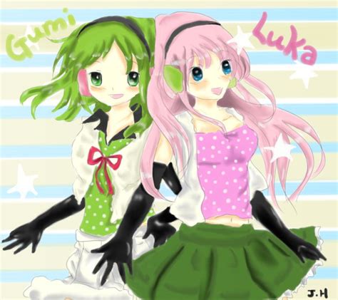 Gumi And Luka Vocaloid By Seraphicvenix On Deviantart