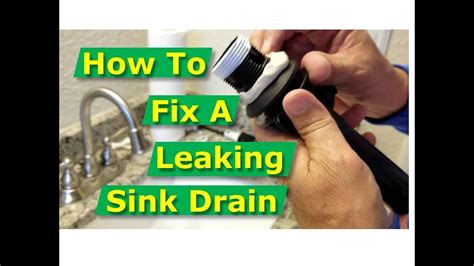 How To Fix Bathroom Sink Drain Leaks Underneath Gasket Threads Solved
