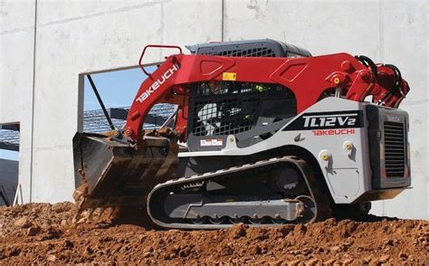 Takeuchi Tl12v2 Ctl Is Its First Vertical Lift Construction Equipment