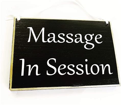 8x6 Massage In Session Custom Wood Sign Do Not Disturb Spa Service Relaxation