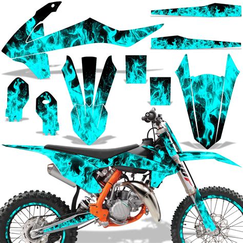 Ktm Graphics Kit For Motorcycles