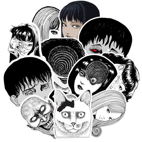 Junji Ito Collection Anime Sticker Pack 30pcs Lazada Ph