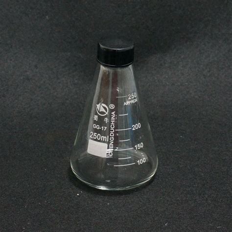 The major benefit of using a conical flask instead of beakers it. 250ml Borosilicate Glass Conical Erlenmeyer Flask with ...