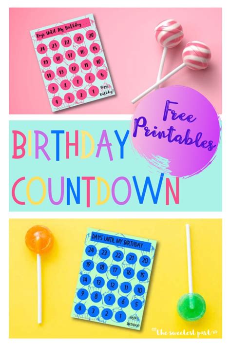 A Fun Birthday Tradition Birthday Countdown Printable Birthday