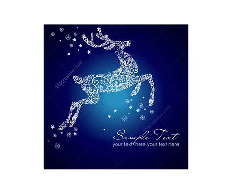 Great cards for birthdays and other special occasions. 4 New Year and Christmas vector greeting cards - 123creative.com