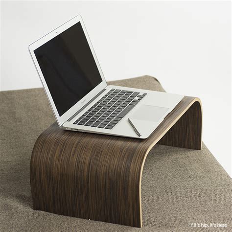 Beautiful Bent Wood Laptop Tray Keeps Your Computer Cool If Its Hip