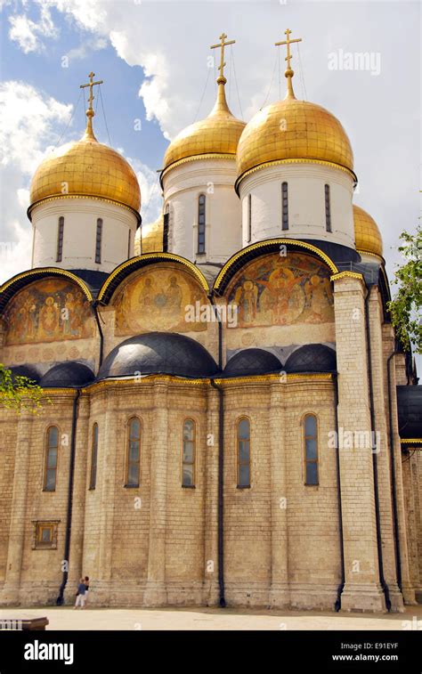 The Assumption Cathedral In Moscow Kremlin Stock Photo Alamy