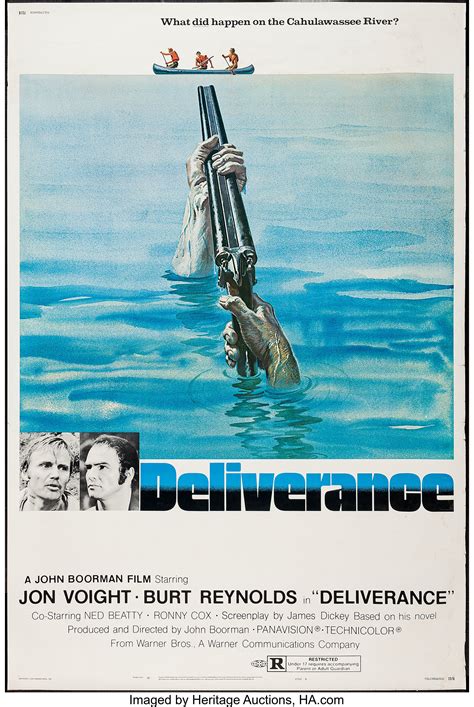 Deliverance Warner Brothers 1972 Poster 40 X 60 Style B Lot