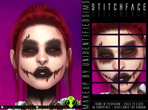 Sims 4 Game Mods Sims 4 Mods Halloween Makeup Set Mod Hair Sims 4