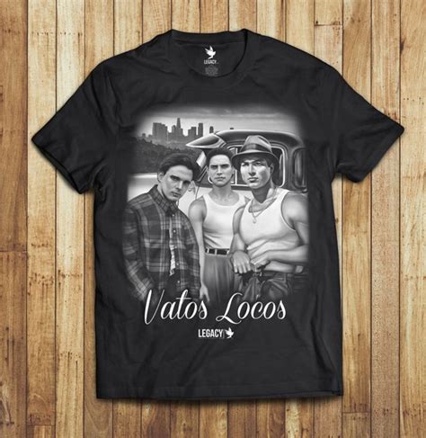 Blood In Blood Out Vatos Locos T Shirt Gray Etsy