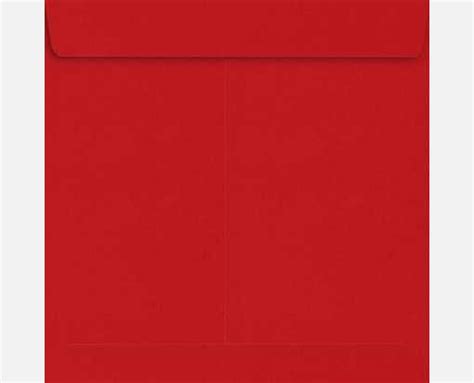 Ruby Red 9 X 9 Envelopes Square 9 X 9