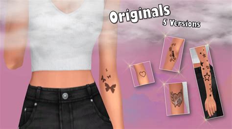 Hey All Ive Edited The Base Game Tattoos To The Different Parts Of The