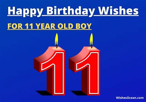 31 Best Happy Birthday Wishes For 11 Year Old Boy