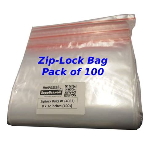 Ziplock Clear Bag L 8x12 Pack Of 100 Your Online Shop For Ecommerce