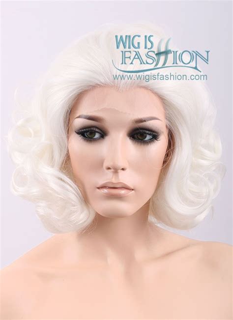 light blonde wavy bob lace front synthetic wig lf250 light blonde wigs synthetic hair
