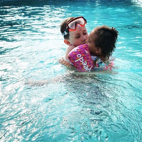You Can Find Them In The Pool 💙 Pool Summer Siblings Love Fun