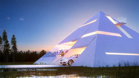 Futuristic Pyramid House Design Designs And Ideas On Dornob