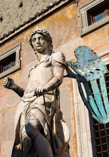 Premium Photo Archangel Michael Statue In Castel Sant Angelo Rome