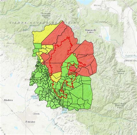 River Fire Evacuation Map