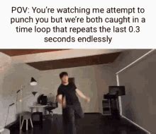 Markiplier Punch Gif Markiplier Punch Time Loop Discover Share Gifs