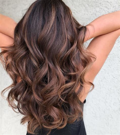 Brunette Hair With Highlights Brunette Balayage Hair Brown Hair