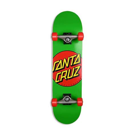 Santa Cruz Classic Dot Mid 78 Complete Skateboard Green