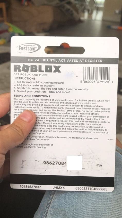 Digital Roblox T Card