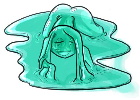 Crawling Greenish Slime Girl — Weasyl