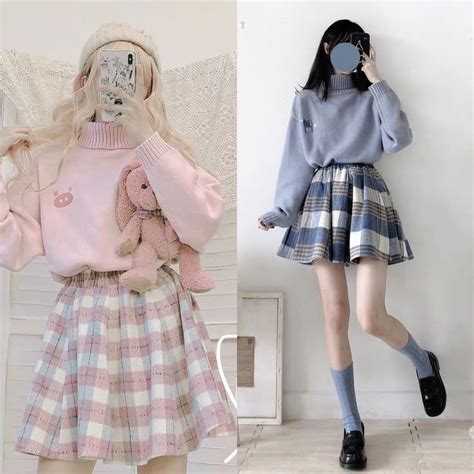 Japanese Girls Short Skirts Very Good With Clothes Kawaii Clothes