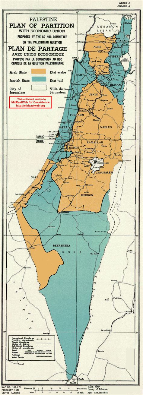 Palestine Partition Map