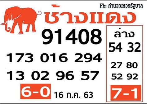 16 ของเดือน ในช่วงเวลาก่อนออกรางวัล จะมีการเปิดเผยข้อมูลเลขเด็ดจากแหล่งต่างๆ ทาง zcooby ขอ. หวยช้างแดง 16/7/63 | korhuay.com หวยไทยรัฐ แม่จำเนียร16/2/64